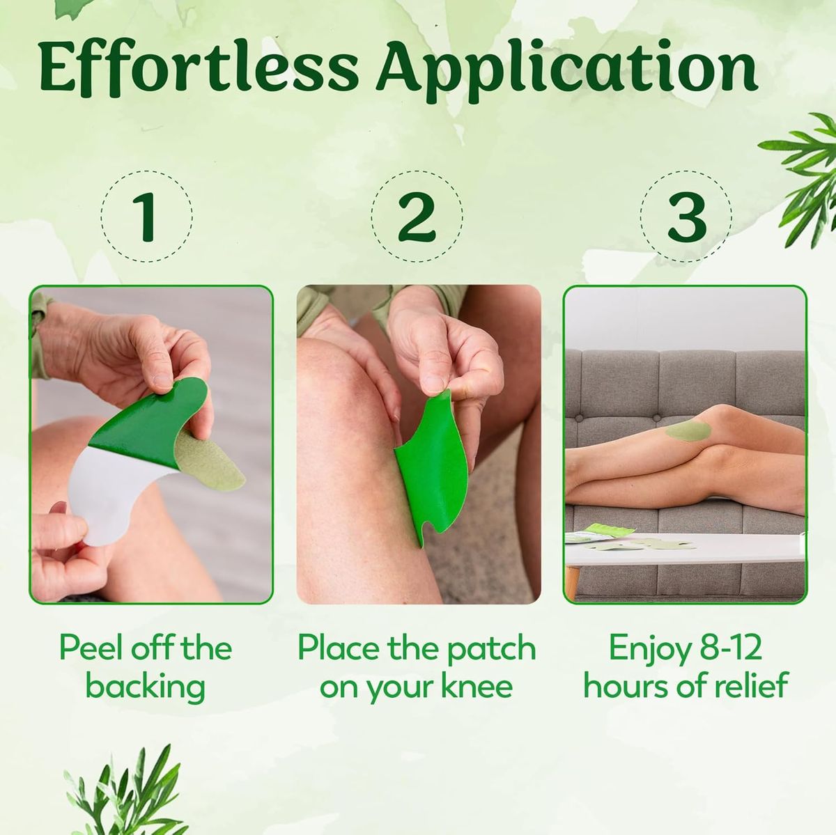 Herbal Knee Pain Relief Patches(20 Piece)