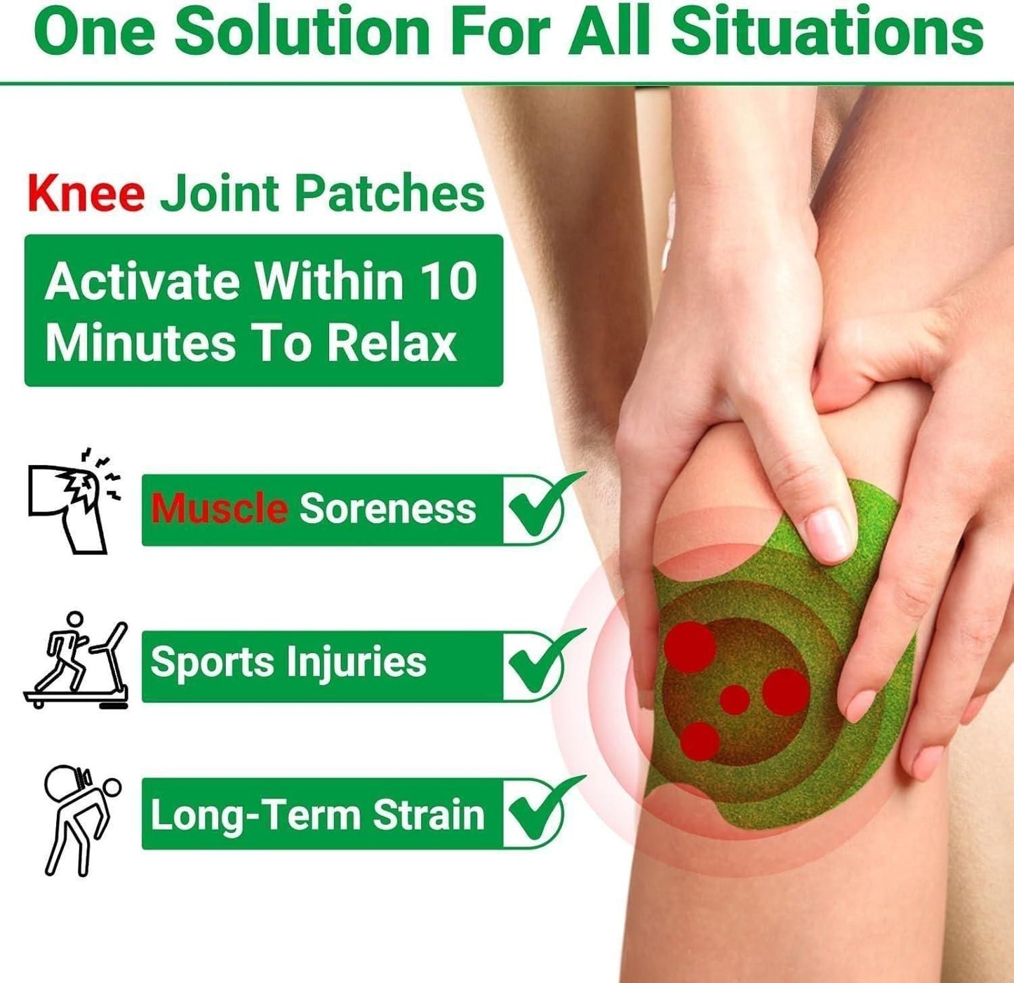 Herbal Knee Pain Relief Patches(20 Piece)