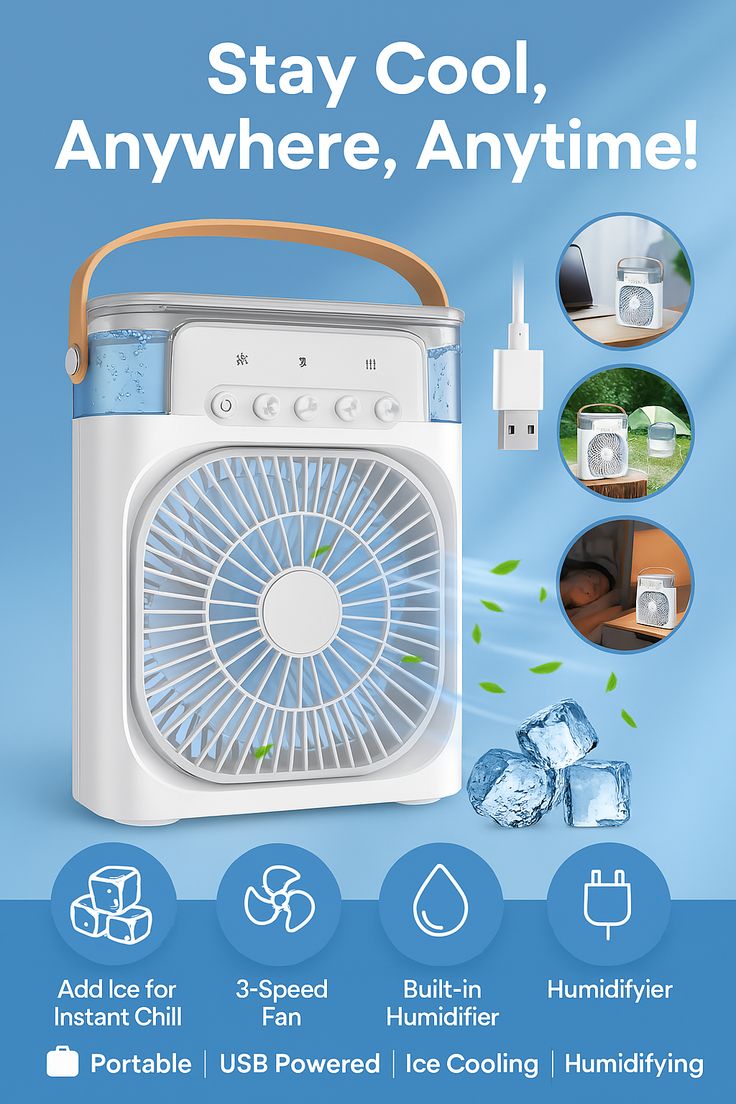 Cool breeze mini cooler