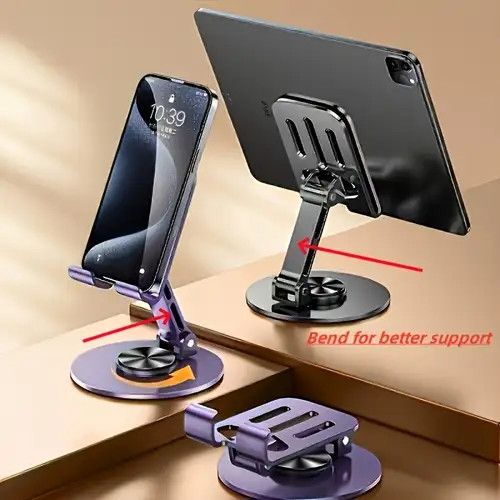 360° Rotatable Metal Phone Stand, Today Offer (50%Off For 12 Hours) Buy Now Save 400 Rs