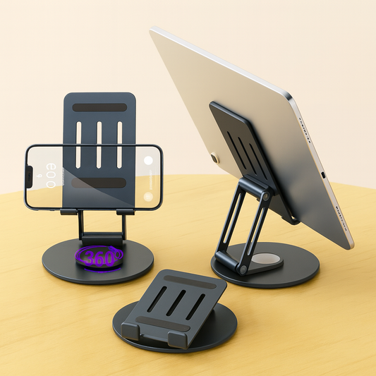 360° Rotatable Metal Phone/Tablet Stand
