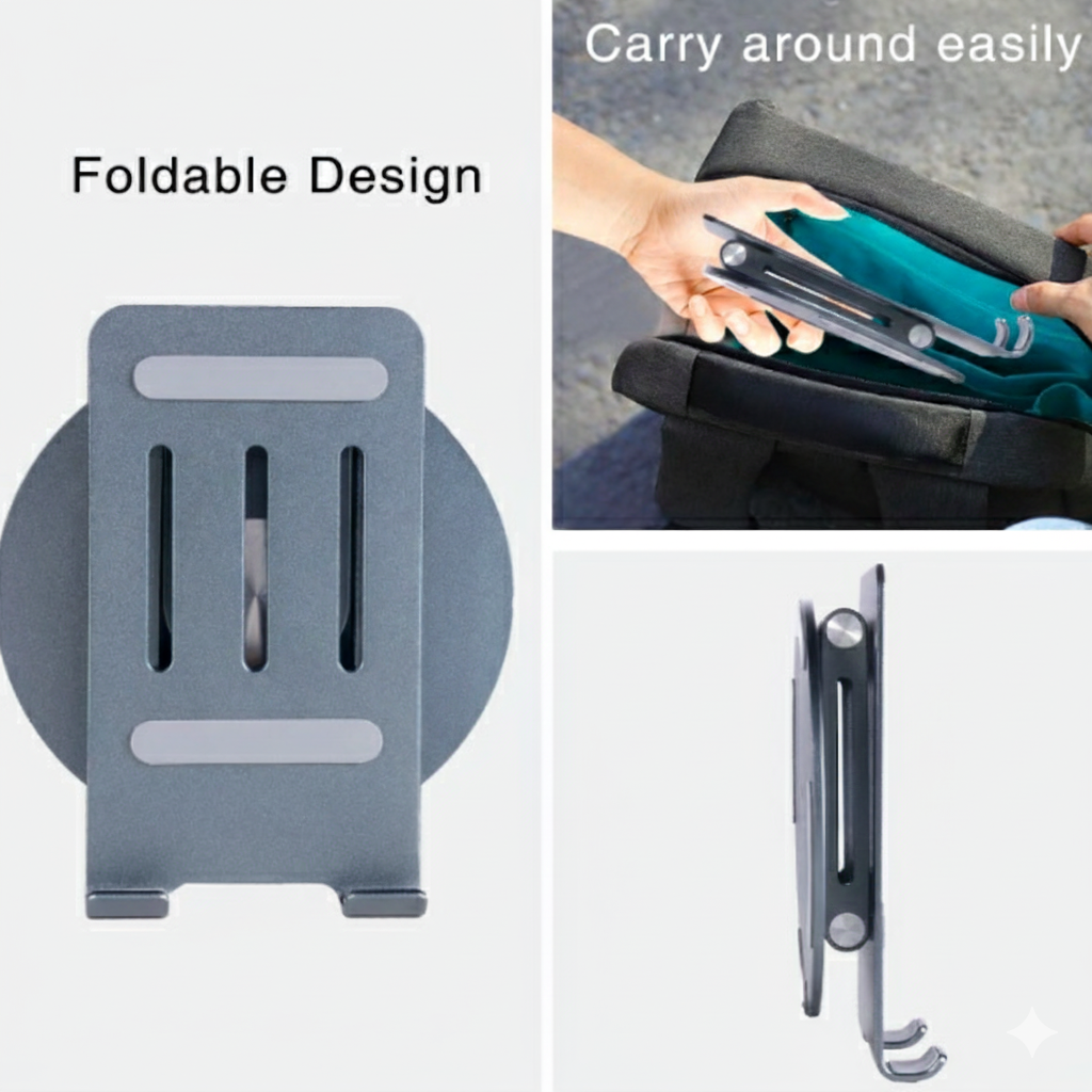 360° Rotatable Metal Phone/Tablet Stand