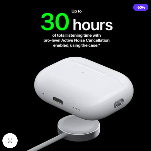 AIRPODS PRO 2 WITH ANC | Earphone pairing, Pop-Up Spatial Audio, Find my Device, Bluetooth 5.3 | Type-C Wireless Charging