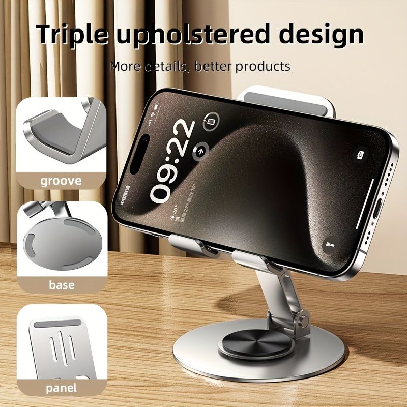 360° Rotatable Metal Phone Stand, Today Offer (50%Off For 12 Hours) Buy Now Save 400 Rs